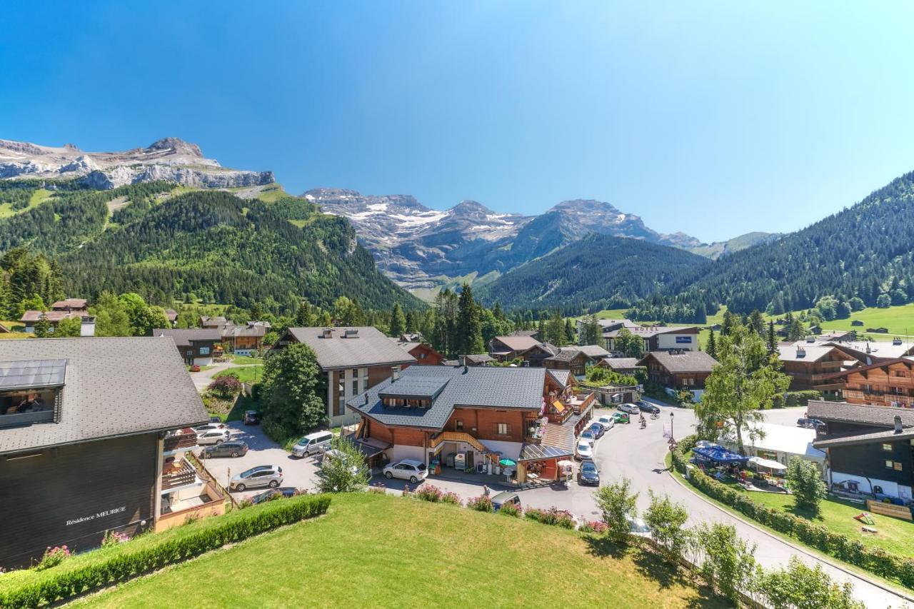 Magnifique Appartement Aux Diablerets Avec Vue Imprenable Les Diablerets Exterior photo